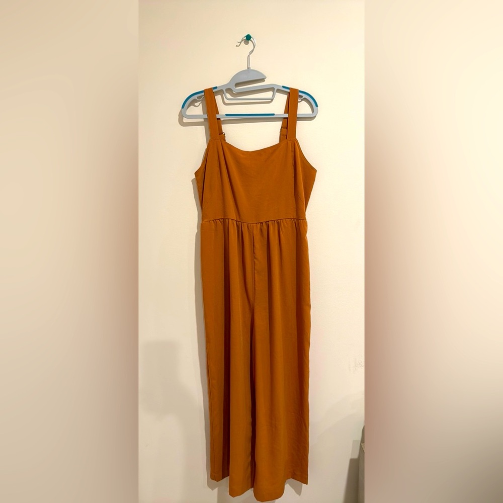 Chic Orange Jumpsuit